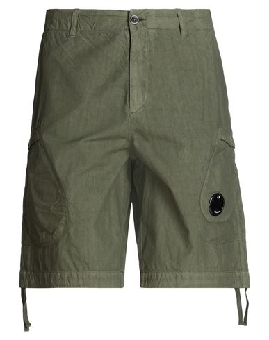 C.p. Company C. P. Company Man Shorts & Bermuda Shorts Dark Green Size 34 Cotton