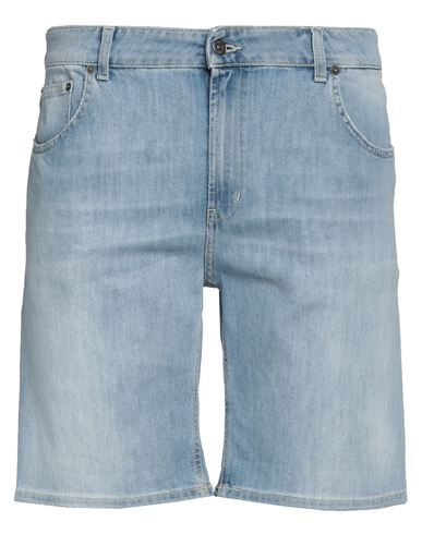 Dondup Man Denim Shorts Blue Size 35 Cotton, Elastomultiester
