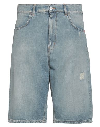 Shop Amish Man Denim Shorts Blue Size 35 Cotton