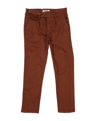 Paciotti 4us Toddler Boy Pants Brown Size 6 Cotton, Elastane In Brown