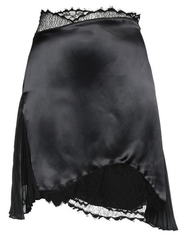 Shop Victoria Beckham Woman Mini Skirt Black Size 4 Viscose, Polyester, Polyamide