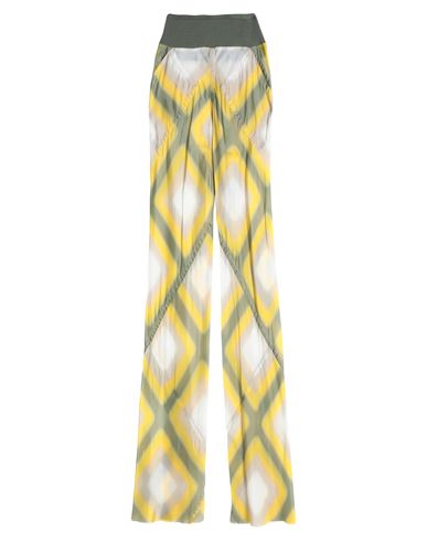 Shop Rick Owens Woman Pants Yellow Size 8 Cupro, Cotton, Polyamide