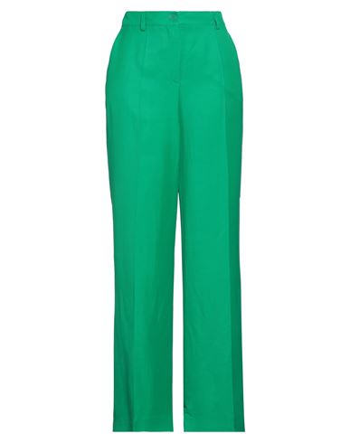 P.a.r.o.s.h P. A.r. O.s. H. Woman Pants Green Size L Viscose, Linen