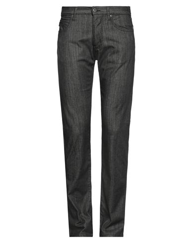 Emporio Armani Man Jeans Black Size 30 Cotton, Elastomultiester, Elastane