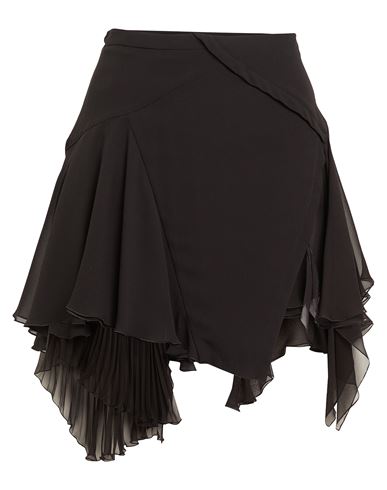 Shop Versace Woman Mini Skirt Black Size 6 Silk