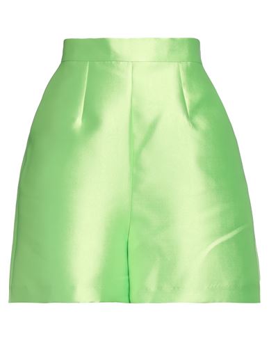 Tassos Mitropoulos Woman Shorts & Bermuda Shorts Acid Green Size M Pes - Polyethersulfone