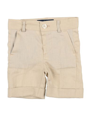 Harmont & Blaine Newborn Boy Shorts & Bermuda Shorts Beige Size 3 Linen In Neutral