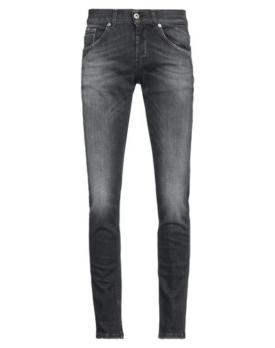 Dondup Man Jeans Lead Size 29 Cotton, Elastane In Grey