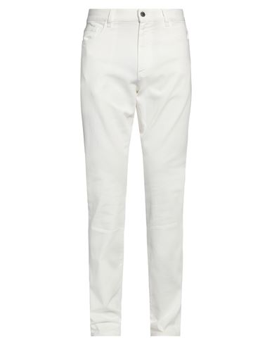 Zegna Man Jeans White Size 35 Cotton, Elastane