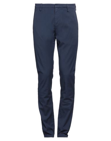 Dondup Man Pants Midnight Blue Size 30 Cotton, Elastane In Blue