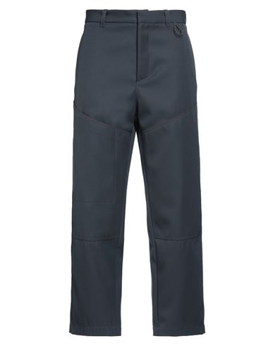 Oamc Man Pants Slate Blue Size 34 Polyester, Wool