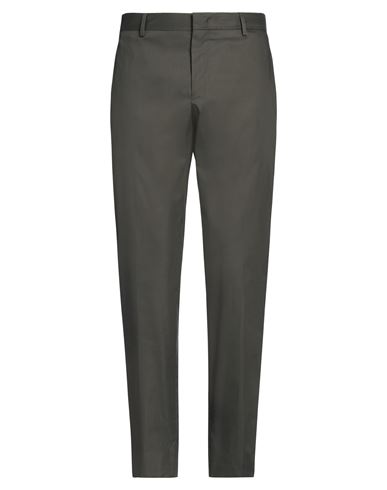 Pt Torino Man Pants Military Green Size 38 Cotton, Polyamide, Elastane In Green