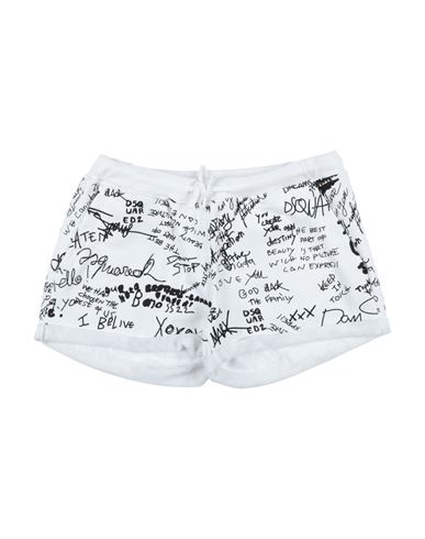 Dsquared2 Toddler Girl Shorts & Bermuda Shorts White Size 6 Cotton In White