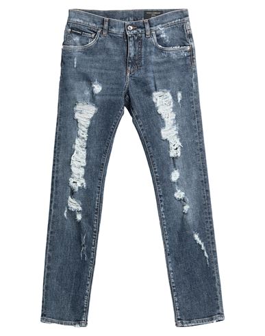 Dolce & Gabbana Man Jeans Blue Size 28 Cotton, Elastane