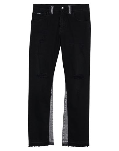 Dolce & Gabbana Man Jeans Black Size 28 Cotton, Elastane