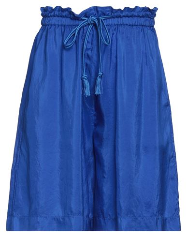 Forte Forte Forte_forte Woman Shorts & Bermuda Shorts Bright Blue Size 00 Silk