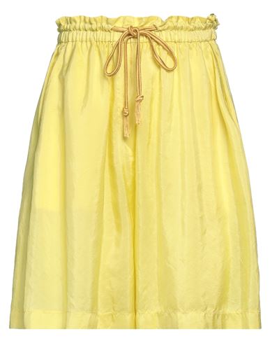 Forte Forte Forte_forte Woman Shorts & Bermuda Shorts Yellow Size 00 Silk