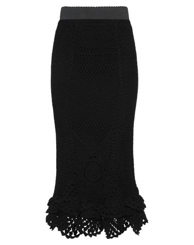 Dolce & Gabbana Woman Midi Skirt Black Size 10 Virgin Wool