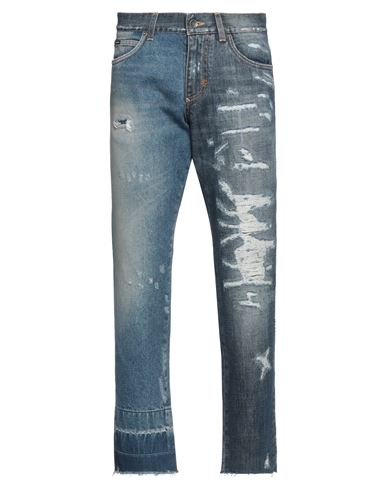 Dolce & Gabbana Man Jeans Blue Size 38 Cotton, Polyester