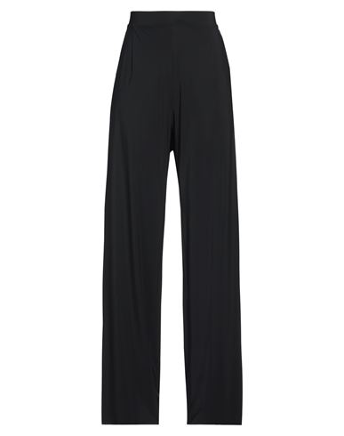 Amazuìn Wide-leg High-waisted Trousers In Black