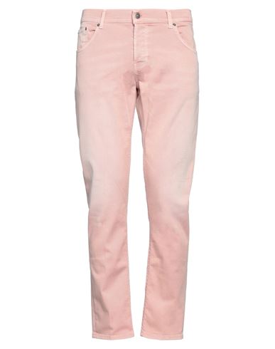 Shop Dondup Man Jeans Salmon Pink Size 35 Cotton, Elastomultiester, Elastane