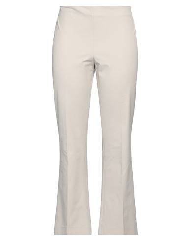 Piazza Sempione Woman Pants Ivory Size 12 Cotton, Elastane In White