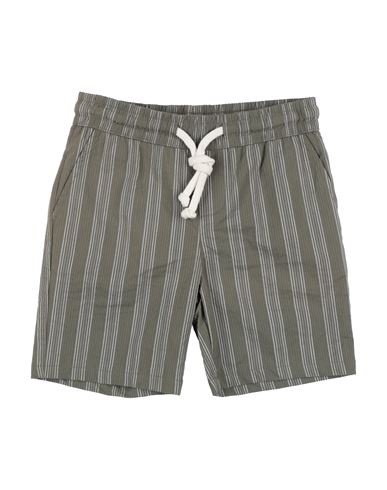 Shop Nupkeet Toddler Boy Shorts & Bermuda Shorts Military Green Size 4 Cotton, Elastane