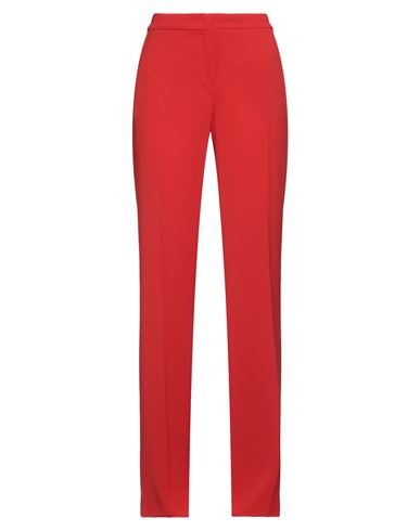 Max Mara Studio Woman Pants Tomato Red Size 10 Triacetate, Polyester