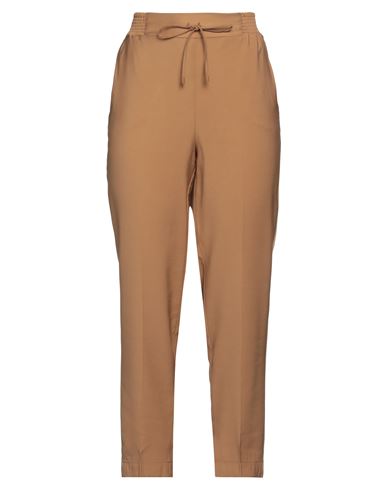 Nenette Woman Pants Camel Size 6 Rayon, Polyester, Acetate, Viscose In Beige