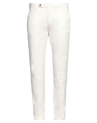 Shop Berwich Man Pants White Size 38 Cotton, Elastane
