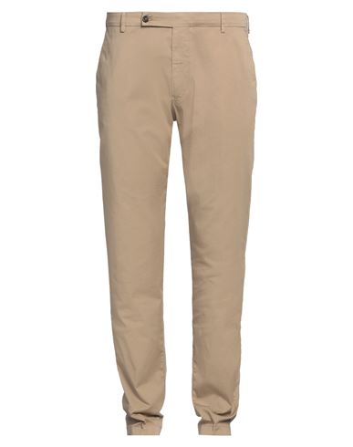 Shop Berwich Man Pants Sand Size 44 Cotton, Elastane In Beige