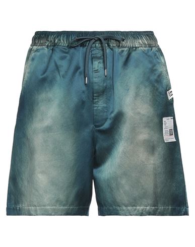 Shop Miharayasuhiro Maison Mihara Yasuhiro Man Shorts & Bermuda Shorts Blue Size 34 Cotton, Rayon