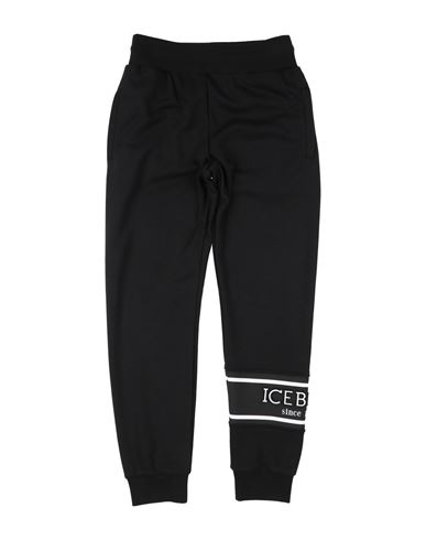 Shop Iceberg Toddler Boy Pants Black Size 6 Cotton, Polyester
