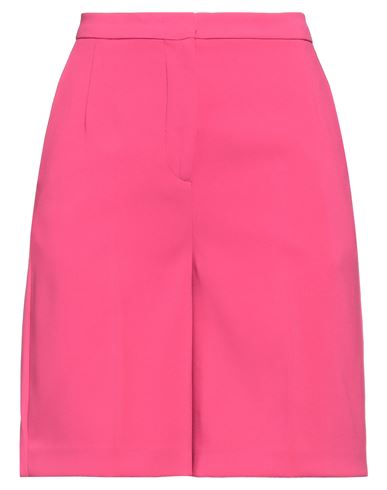 Shop Pinko Woman Shorts & Bermuda Shorts Fuchsia Size 8 Polyester, Elastane