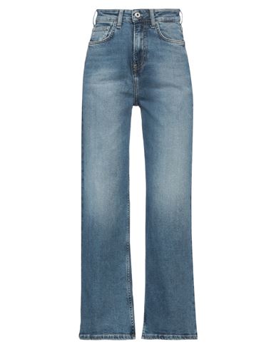 Pepe Jeans Woman Denim Pants Blue Size 25w-28l Cotton, Polyester, Elastane