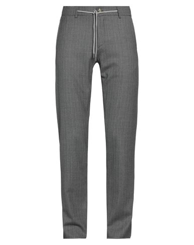 Canali Man Pants Grey Size 40 Wool, Elastane
