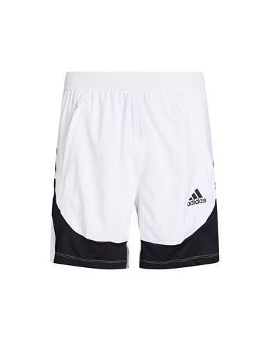 Adidas Originals Adidas Man Shorts & Bermuda Shorts White Size Xs Recycled Polyester, Elastane