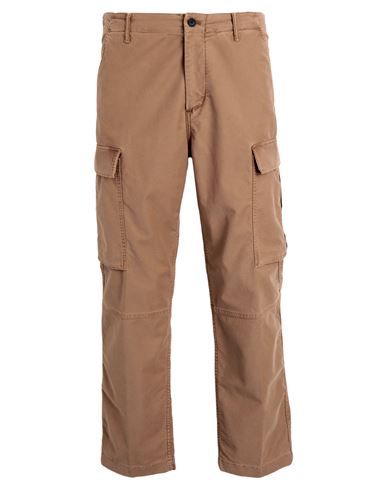 Tommy Hilfiger Man Pants Camel Size 34w-32l Cotton, Elastane In Brown