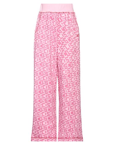 Gcds Woman Pants Pink Size M Cotton