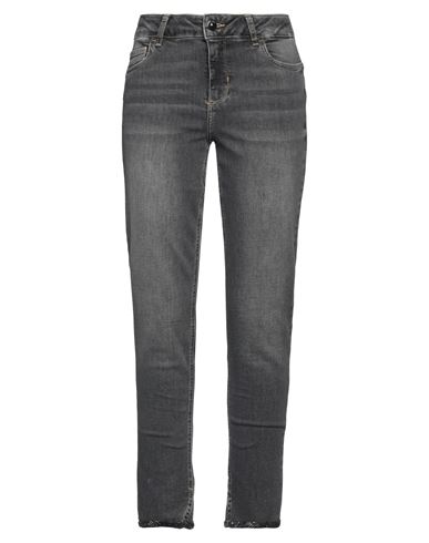 Liu •jo Woman Jeans Lead Size 28w-28l Cotton, Elastane In Gray