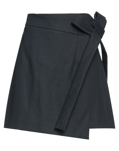 Sa Su Phi Woman Mini Skirt Midnight Blue Size 6 Cotton