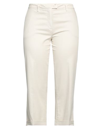 Shop Re-hash Re_hash Woman Pants Beige Size 31 Cotton, Lyocell, Elastane