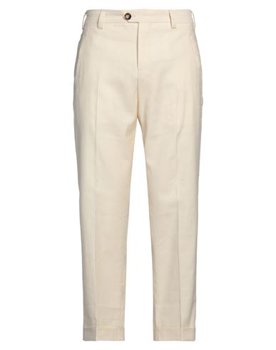 Pt Torino Man Pants Beige Size 34 Cotton, Linen, Elastane