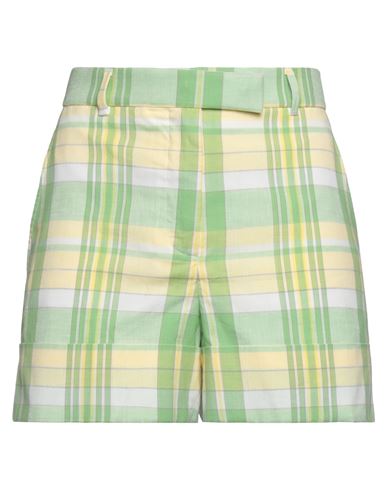 Shop Thom Browne Woman Shorts & Bermuda Shorts Light Green Size 6 Cotton