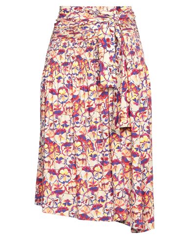 Rabanne Woman Midi Skirt Purple Size 8 Viscose, Elastane