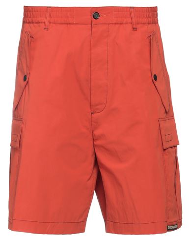 Dsquared2 Man Shorts & Bermuda Shorts Rust Size 38 Cotton, Elastane In Red