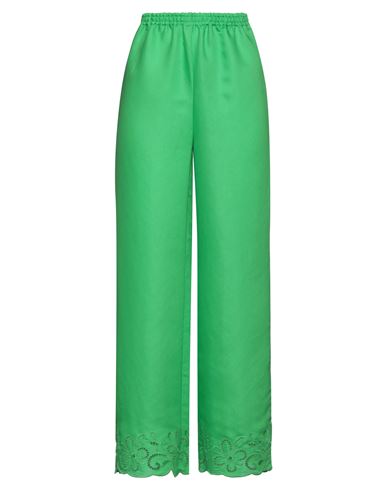 Boutique Moschino Woman Pants Green Size 4 Viscose, Polyester, Cotton