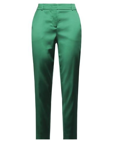 Boutique Moschino Woman Pants Emerald Green Size 8 Acetate, Polyamide, Elastane