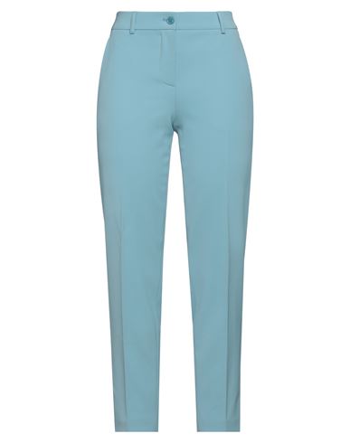 Boutique Moschino Woman Pants Sky Blue Size 8 Polyester, Elastane