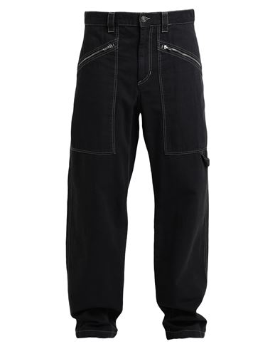 Isabel Marant Man Jeans Black Size 40 Cotton, Hemp